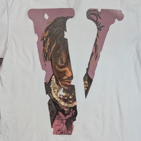 Vlone x Juice Wrld 999 Legends Never Die T-Shirt White Large 22x29 Rap Tee - Picture 8 of 8